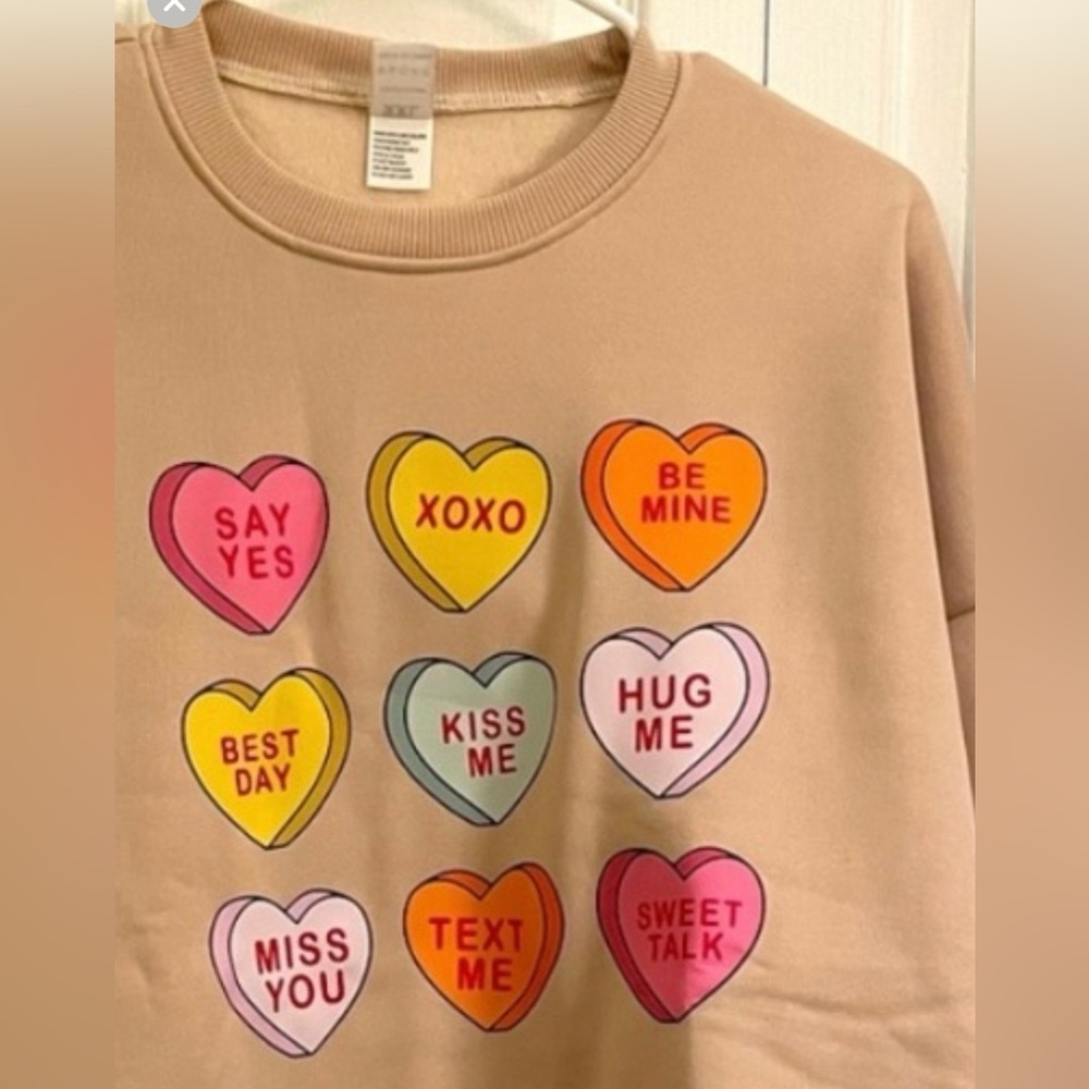 Candy Hearts Sweatshirt
